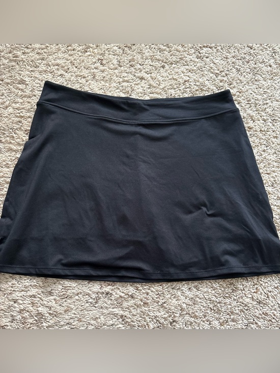 Tranquility by Colorado Clothing Pants - Size L TRANQUILITY Black Pull On Skort Skirt Stretchy Soft Summer Skirt Golf